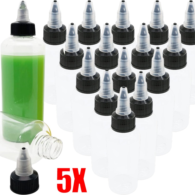 Fountain Pen Bottled Ink - 1/5pcs 30-250ml Bottiglie di plastica trasparente