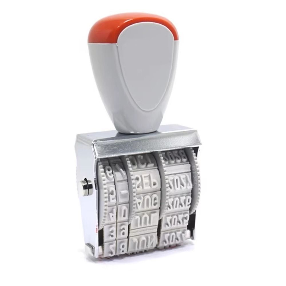 Rubber Date Stamp - Pratico Timbro Digitale con Data Regolabile,