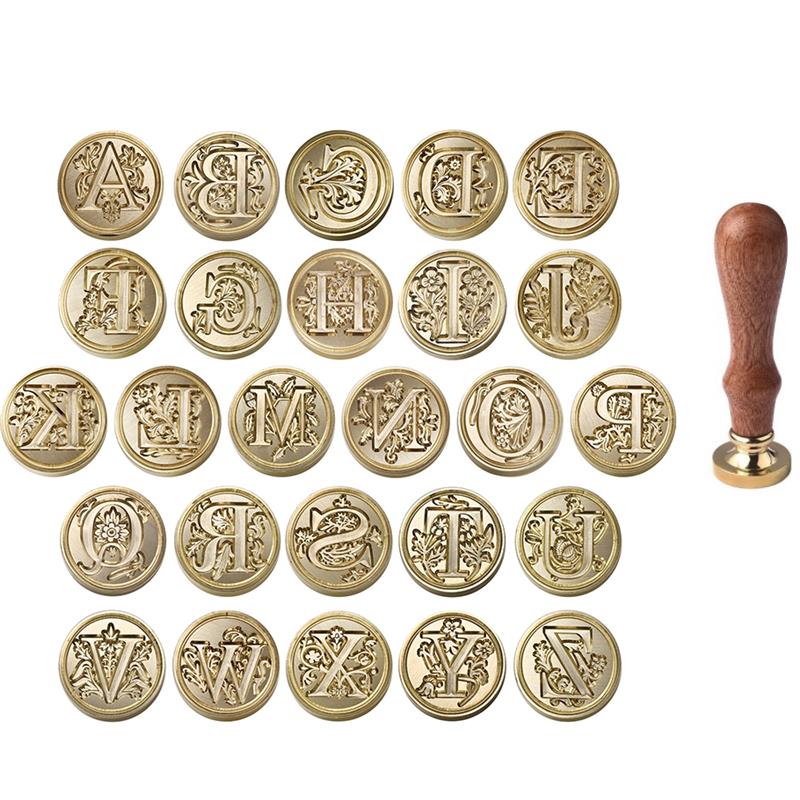 Wax Seal Stamp Set - AZ Vintage sigillato timbro di cera