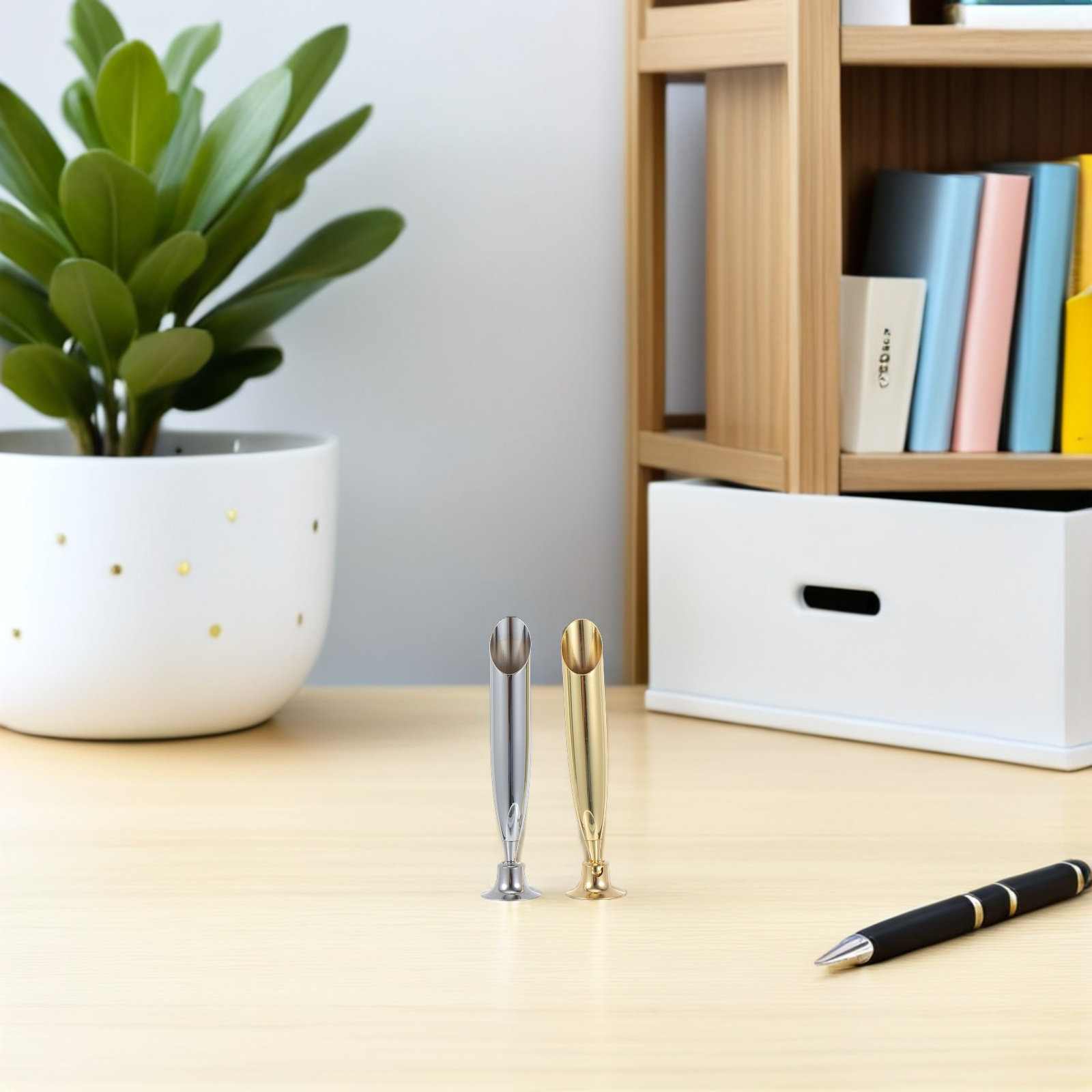 3 Pezzi Portapenne in Acciaio  - Pen Rest Single recensione e prezzo